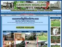 Tablet Screenshot of cameronhighlands4u.com